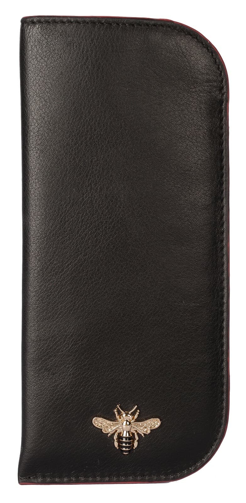 Premium Leather Bumble Bee Slip in glasses case by Mala Leather mason 5155 27