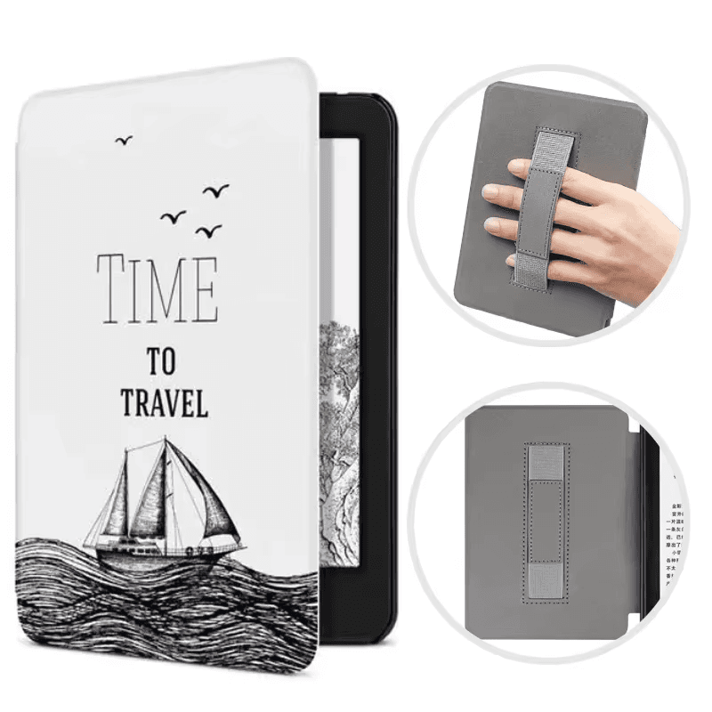 Kindle 11th Gen 2024 Case 6 Inch PU Leather Cover Auto Sleep Wake Funda