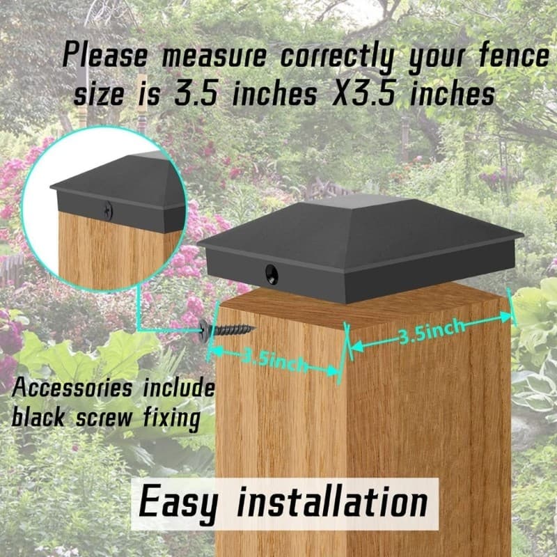 Thermoplastic Resin Fence Cover Water-resistant Tapered Form Outdoor Guard