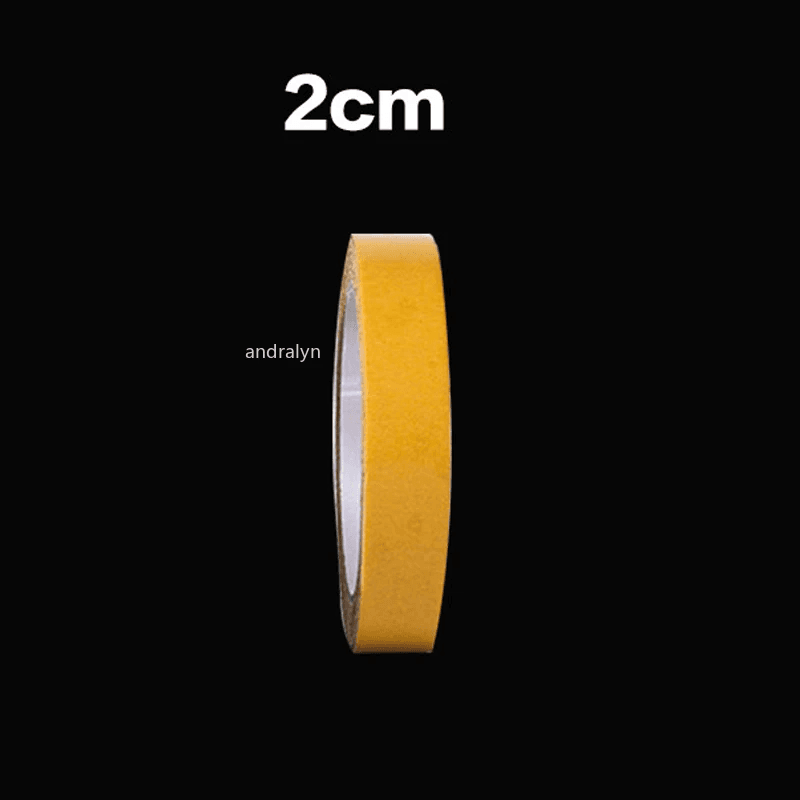 1Roll Double Sided Tape High Viscosity Grid Fiber Transparent Double Sided Tape