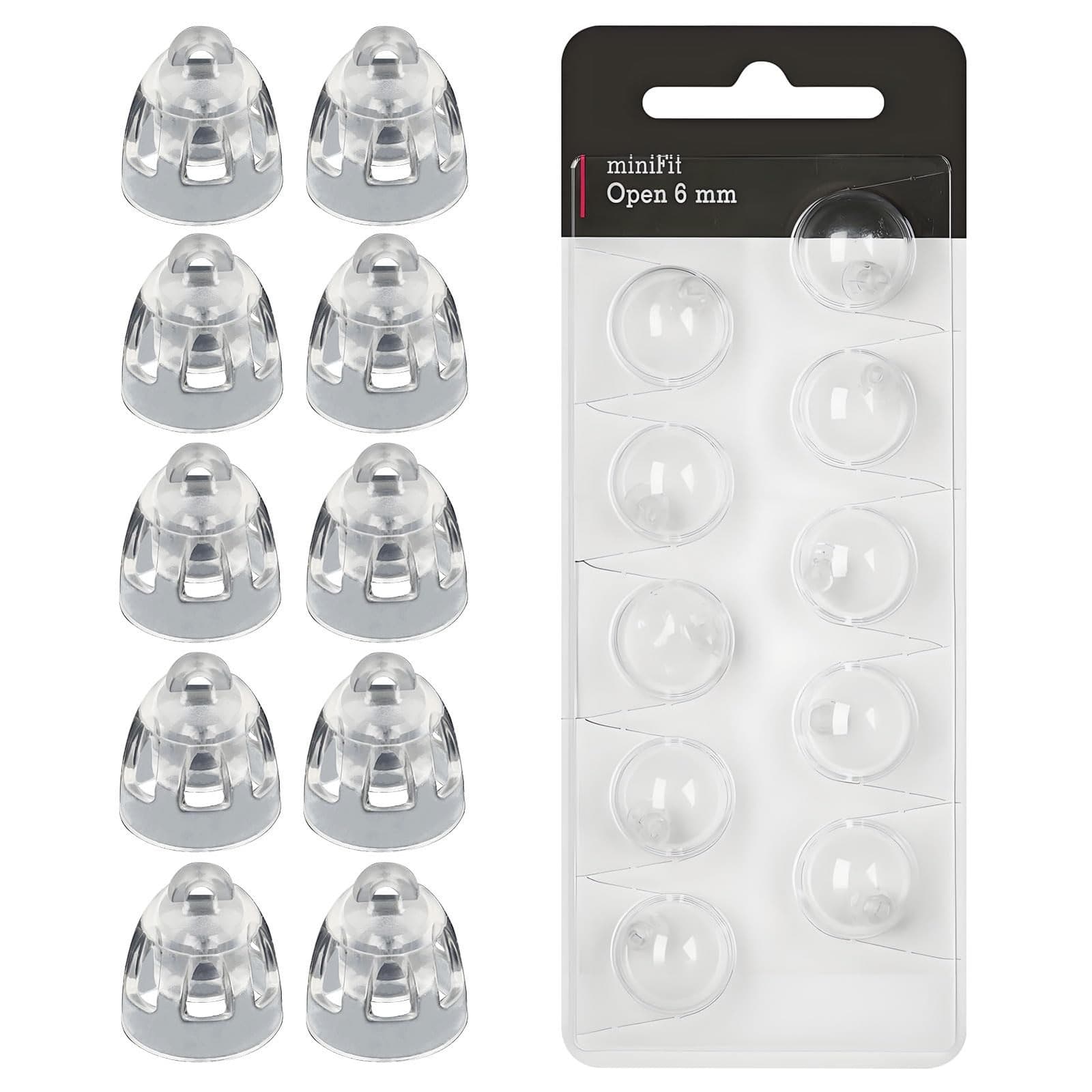 10Pcs Hearing Aid Domes for Oticon Replacements 6mm Hearing Aid Domes Minifit