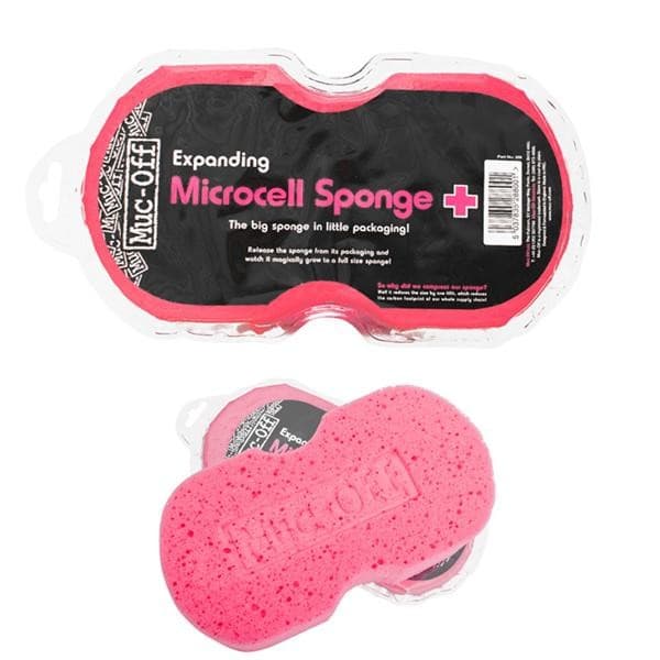 Muc Off Expanding Pink Sponge M300 Motorcycle Cleaning