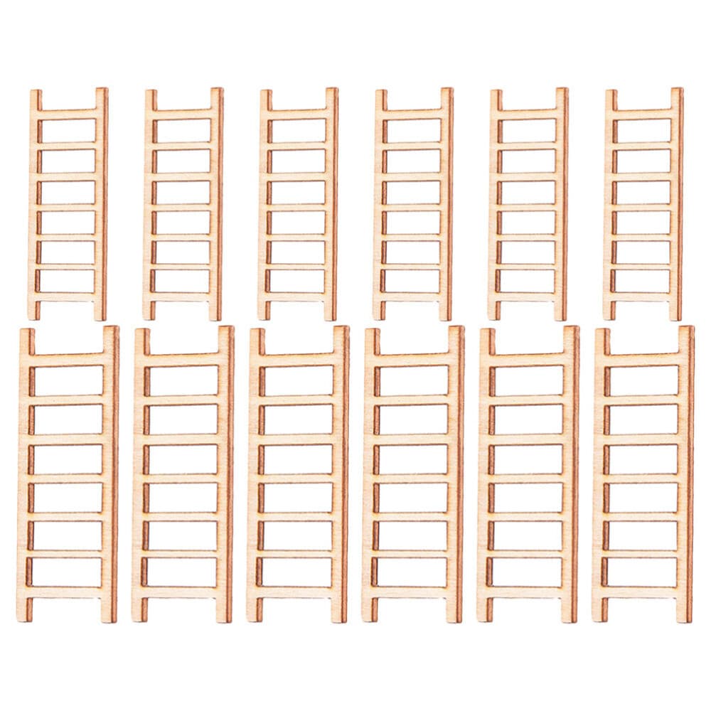 40pcs Mini Ladders Miniature Ladder Decors Mini Ladder Landscape Adorns New