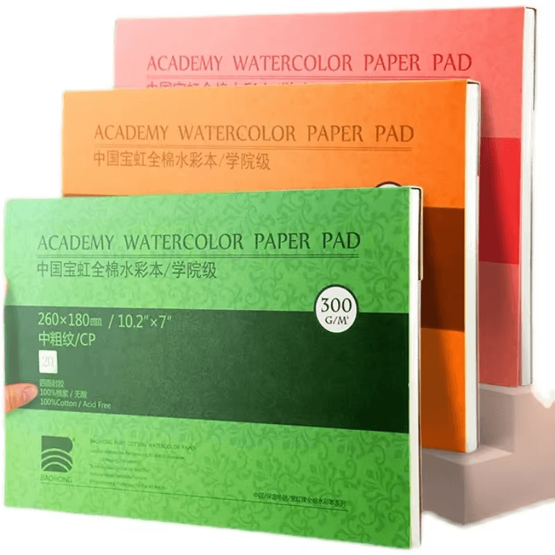 Cotton Watercolor Paper Sealing Pad| 32K/16K| 20 Sheets for Art and Painting UK