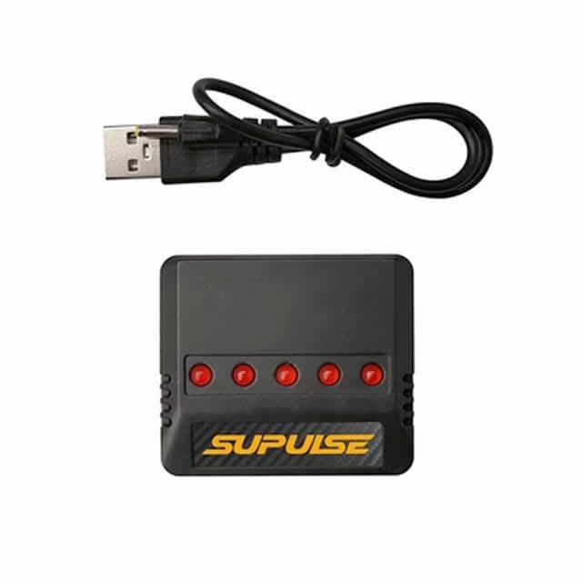 Volantex Supulse 5-In-1 USB 1S 3.7v Micro 5-Port LiPo Battery Charger EXAC00048