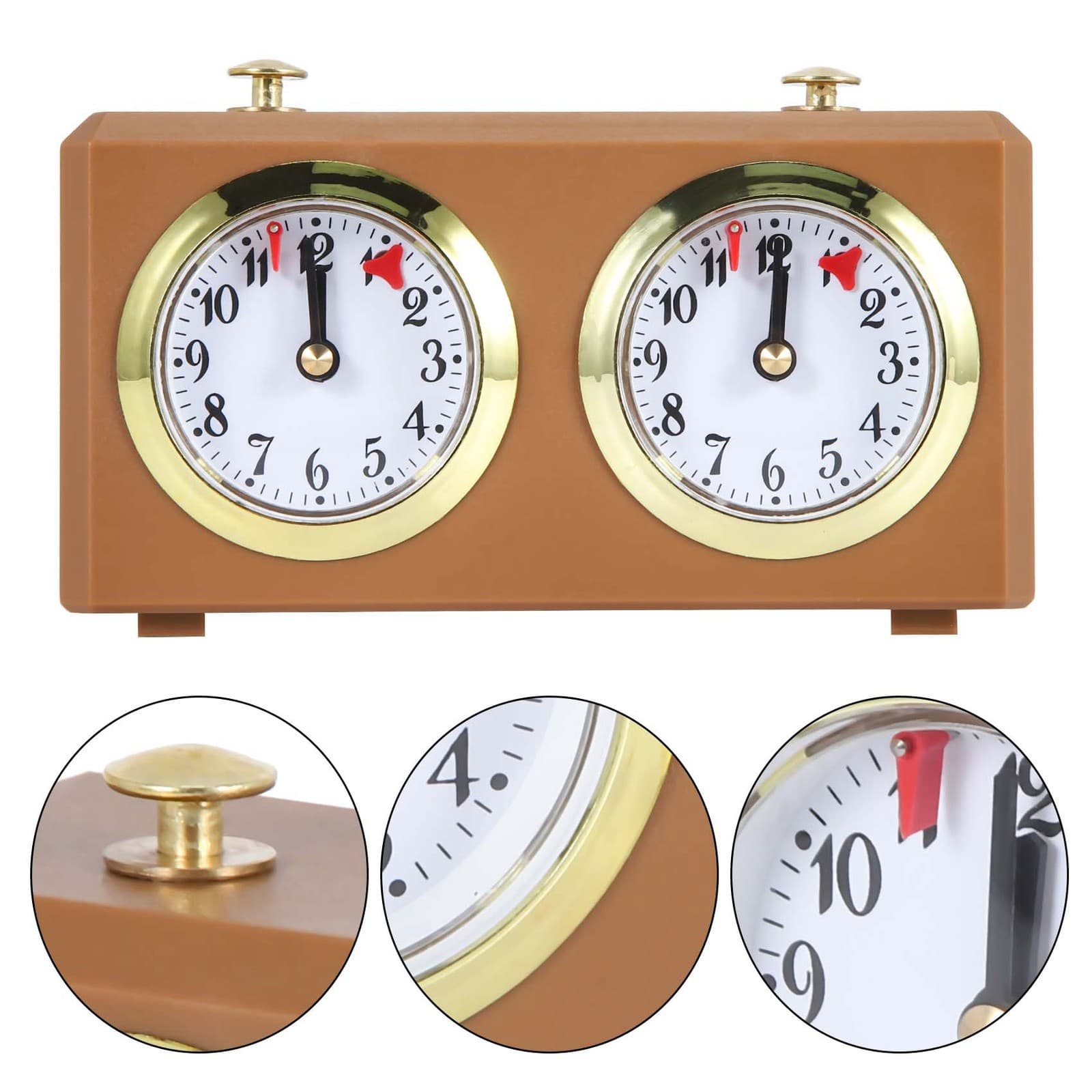 Mechanical Chess Clock Analog for Chess Game Timer Clock Official Clocks3694 view 2