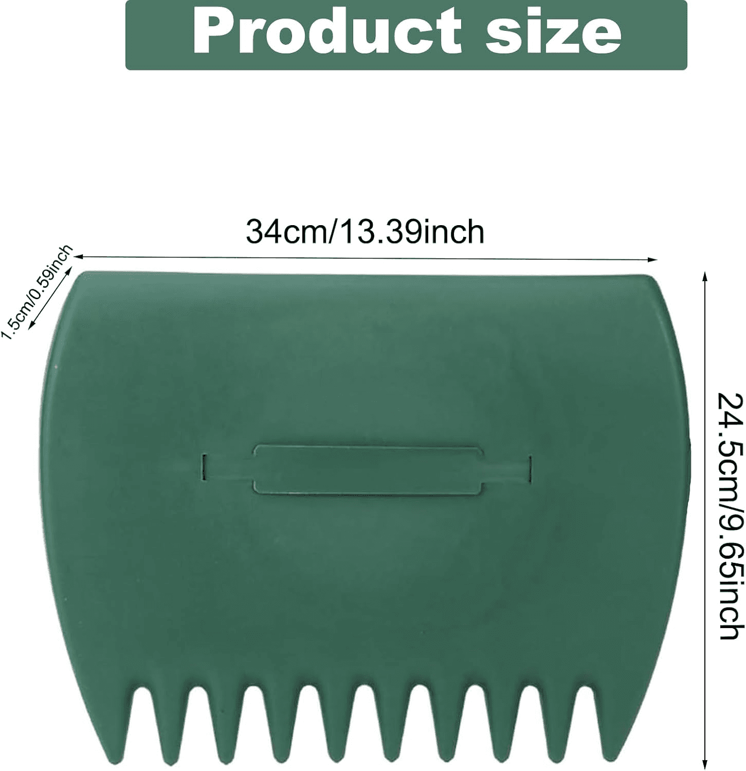 Leaves Grabbers| 2Pcs Garden Leaf Scoop with Handles| Fast Lawn Remove Fallen Co view 2