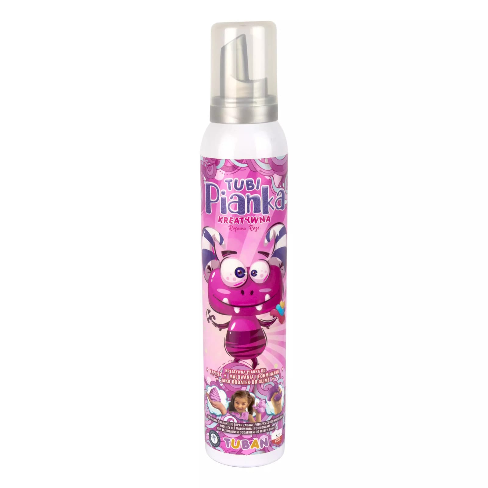 5901087034122 Tubi Pianka - Różowa Rozi 200 ml Tuban