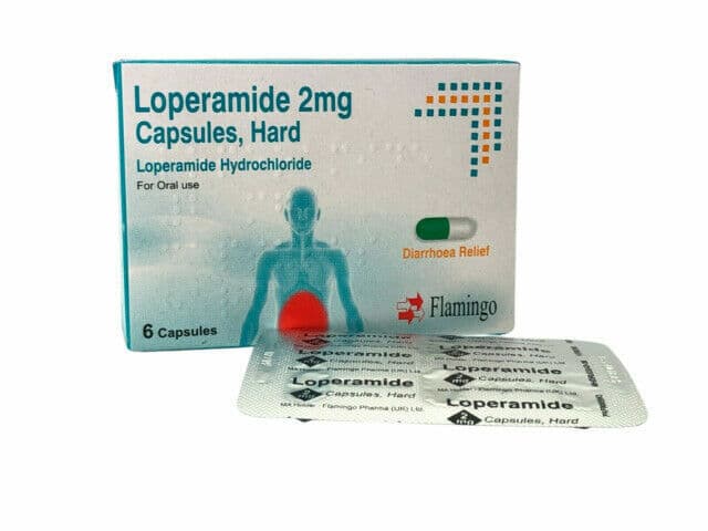 Diarrhoea Relief Caps Loperamide 2mg 6' (To treat diarrhoea)