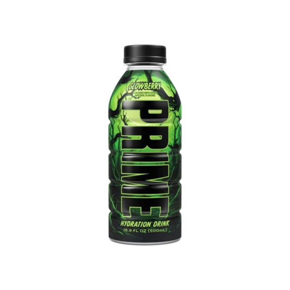 Prime Hydration with BCAA Blend – Muscle Recovery – Glowberry (12 x 16.9 oz)