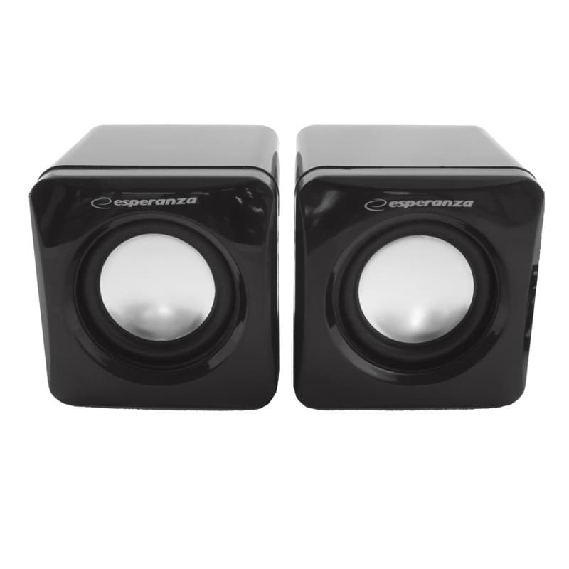 5905784768656 SPEAKERS GŁOŚNIKI 2.0 CUBE USB EP111 2x3W Esperanza