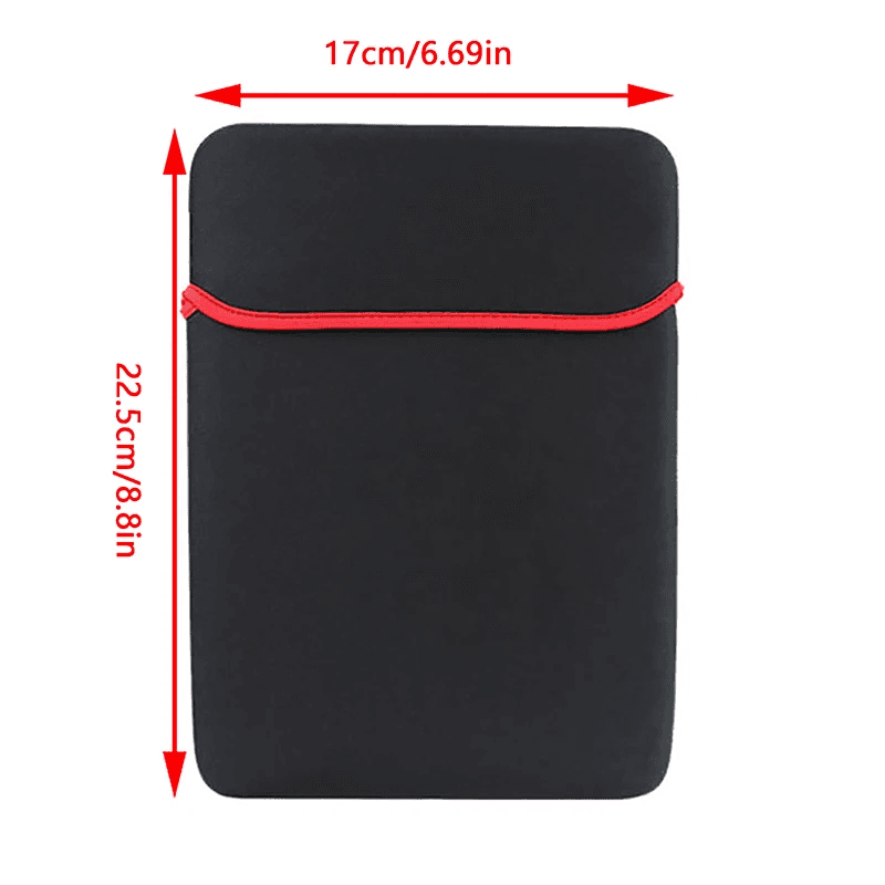 7/8/9/10/12/13/14Inch Double Faced Laptop Pouch Protective Bag Neoprene Soft Sle