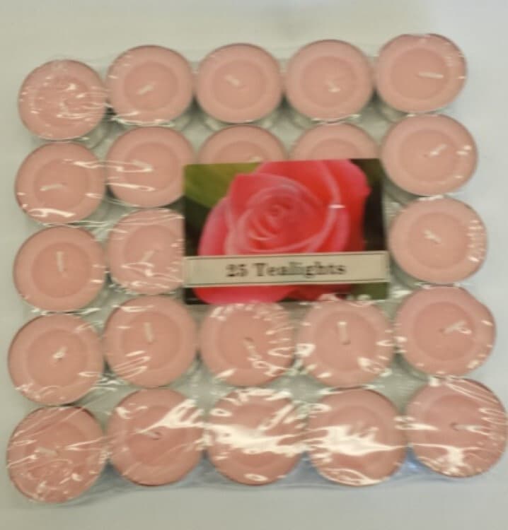 Price's Candles Aladino Tealights Quality 4 Hour Burn Fragrance Packs of 25 New