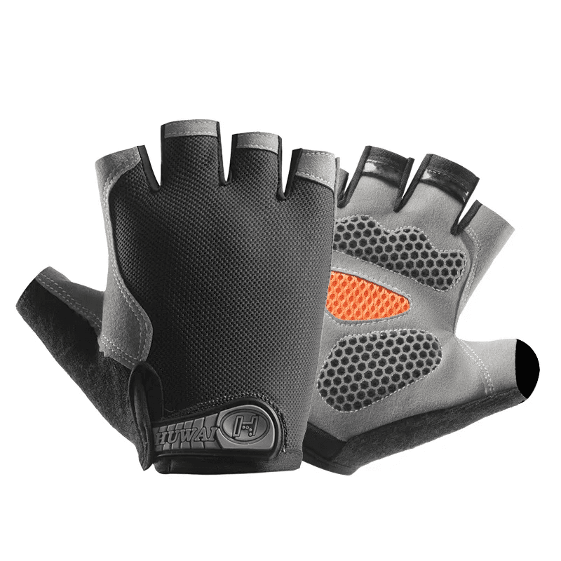 Professional Gym Fitness Breathable Anti-Slip Women Men Half Finger Summer Fishi
