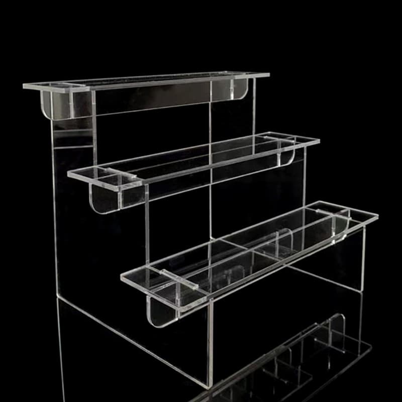 Elegant Acrylic Display Shelf For Showcasing Desserts Cupcakes Jewelry
