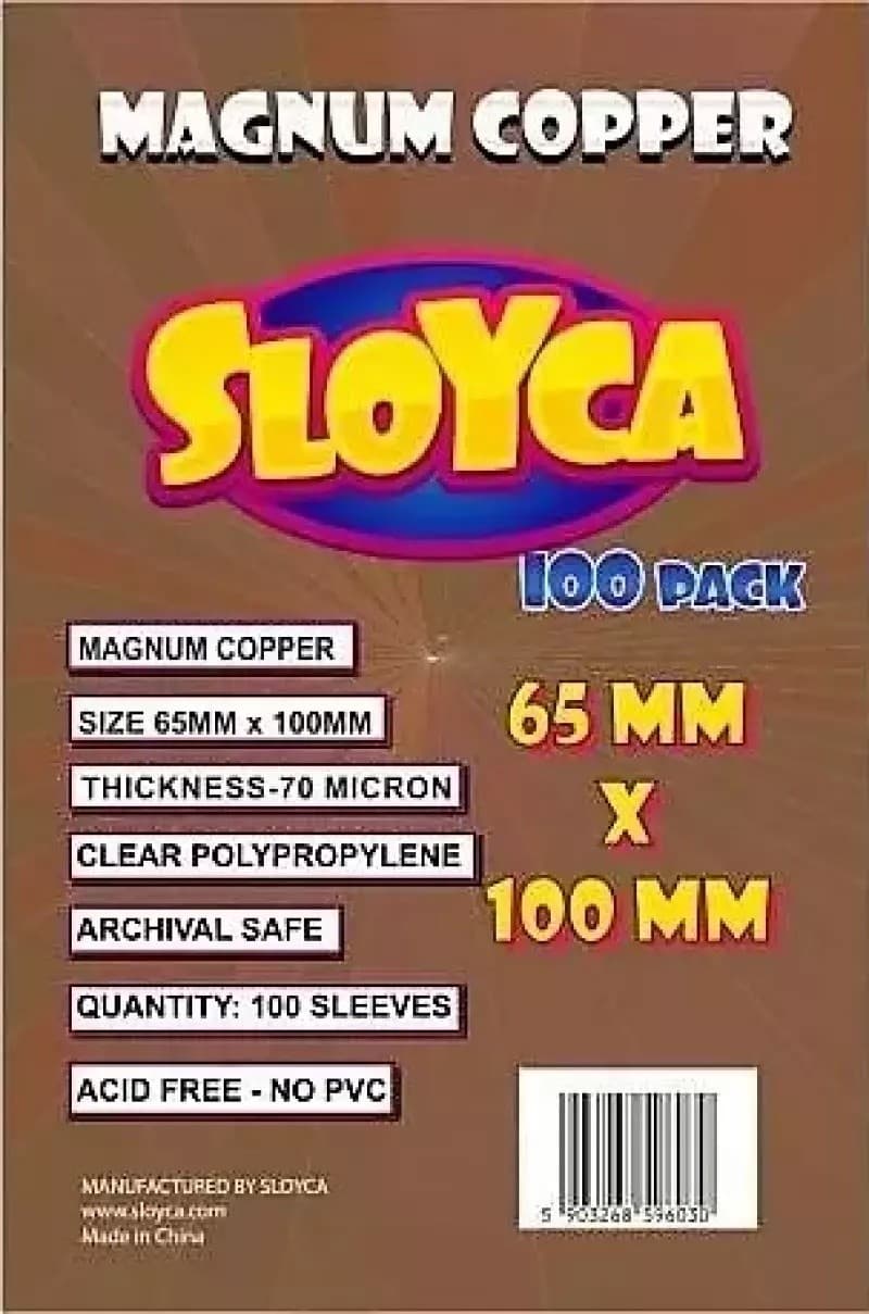 Koszulki Sloyca Magnum Copper| 65 x 100 mm (100 sztuk) Baldar