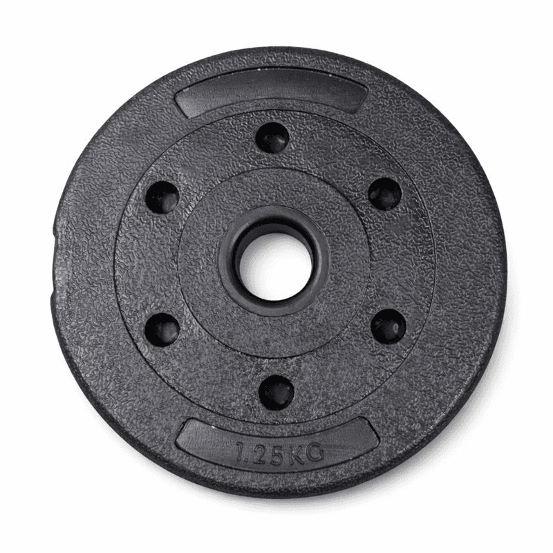 Weight Plates 1.25kg Standard 1\" Vinyl Barbell Dumbbell Lifting Training Discs view 2