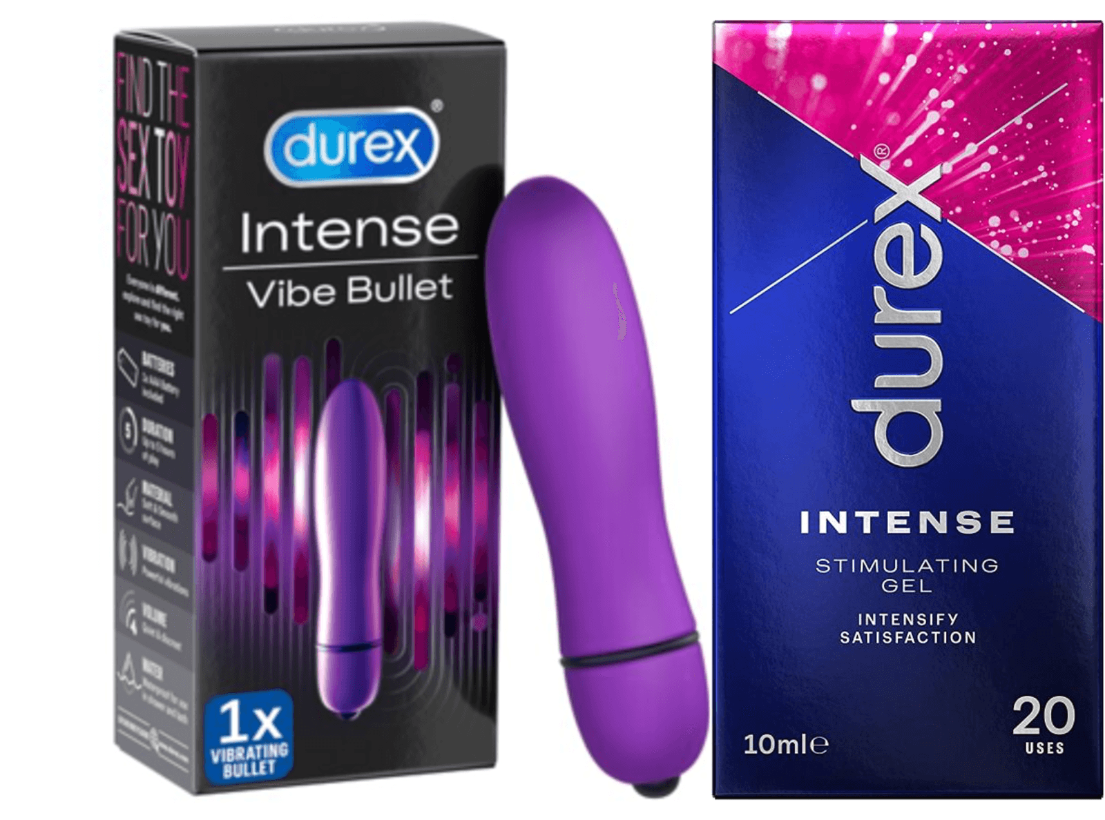 Durex Intense Pleasure Kit  Orgasmic Stimulating Gel and Delight Bullet