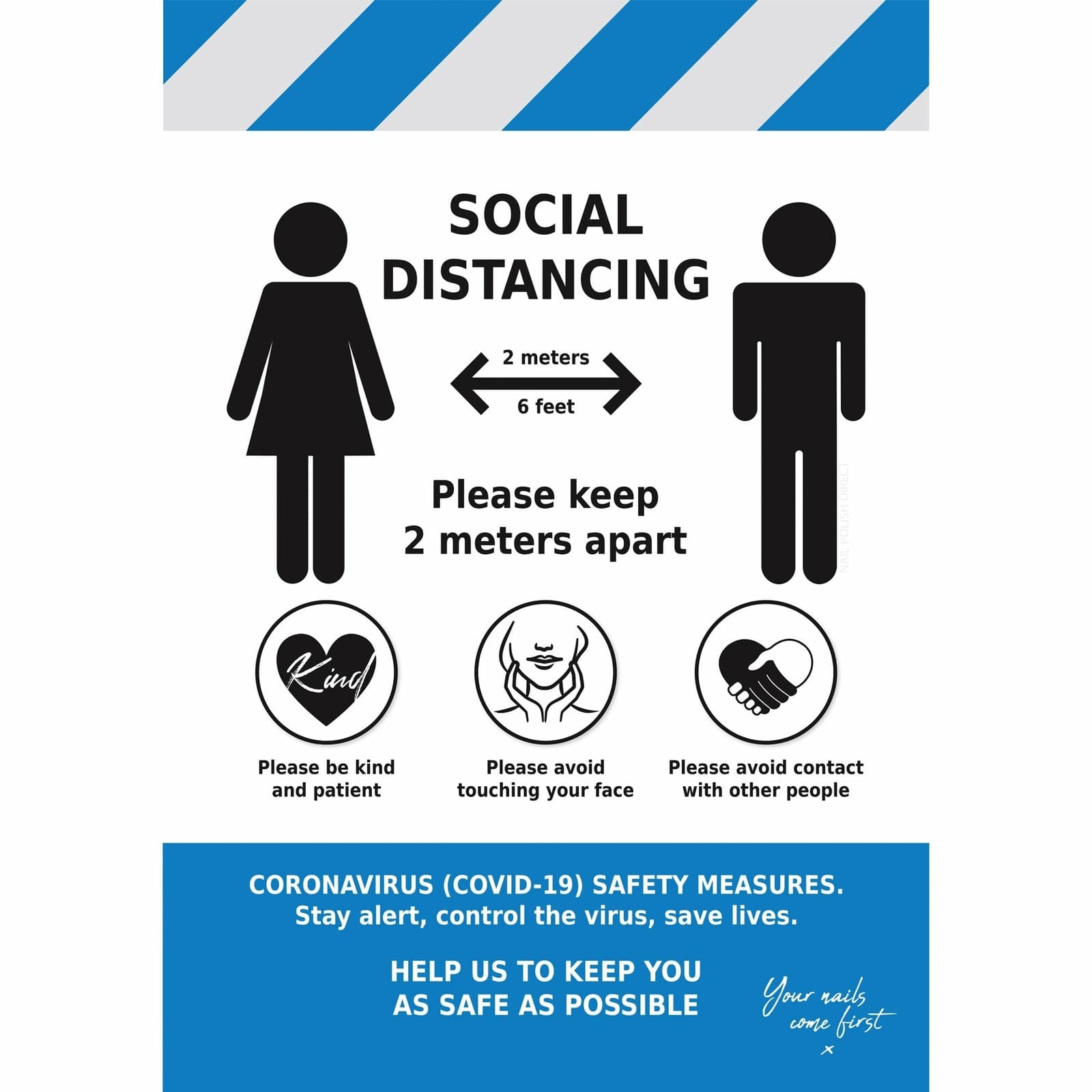 Salon Professional PPE Salon Professional - 1 x Social Poster (Blue)