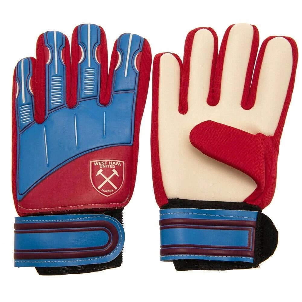 West Ham United FC Youth Delta Goalkeeper Gloves Official Licensed