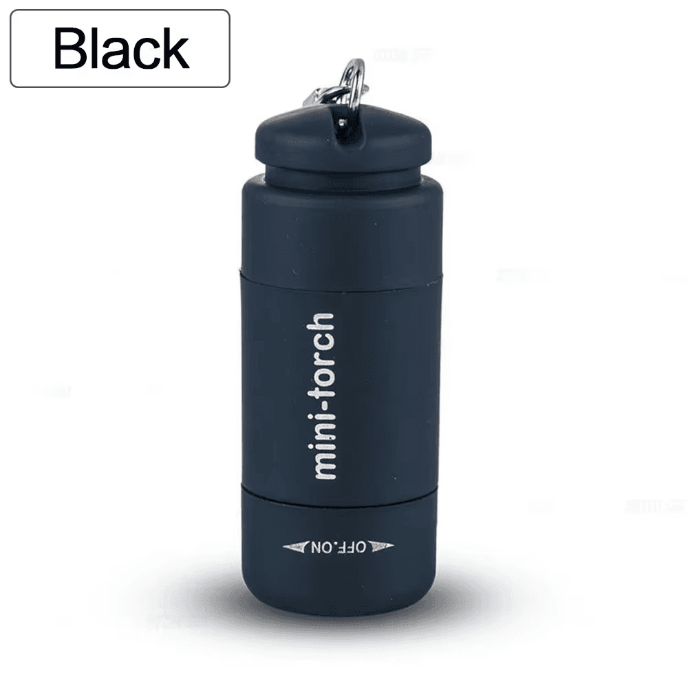 USB Rechargeable LED Keychain Flashlight – Waterproof Mini Outdoor Light