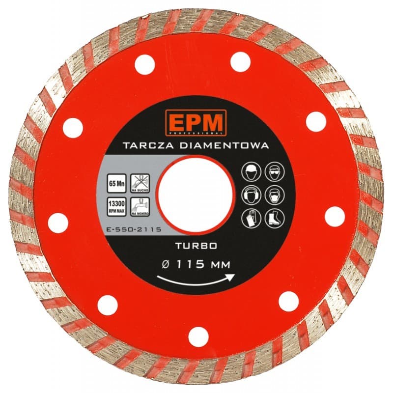 5908235738611 TARCZA DIAMENTOWA TURBO 115MM EPM