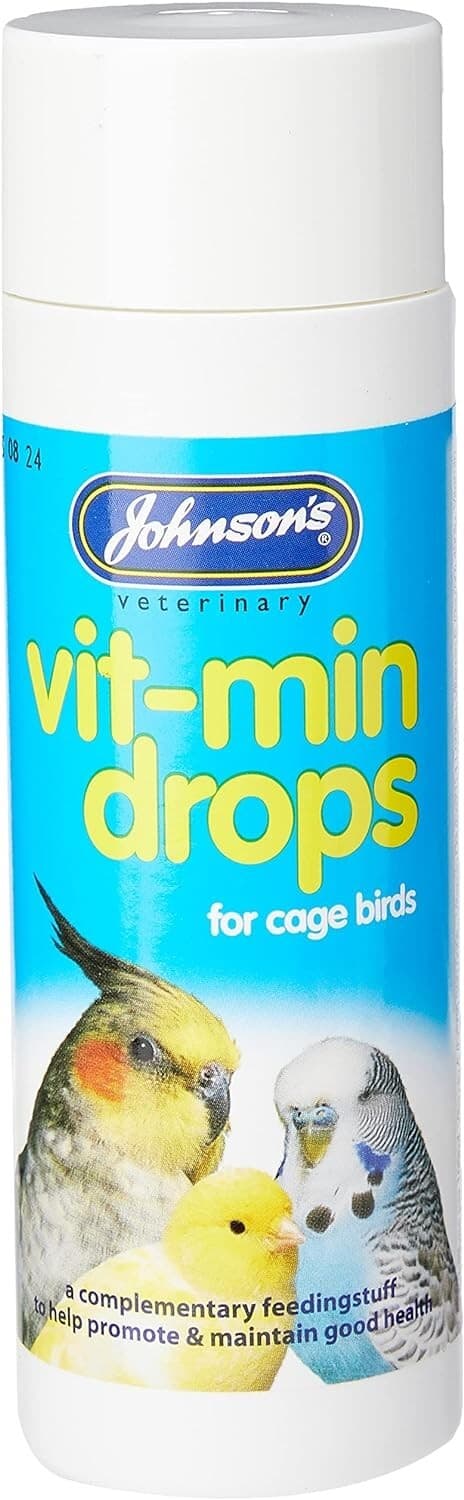 Johnsons Vit-Min Drops For All Cage Birds 100ml