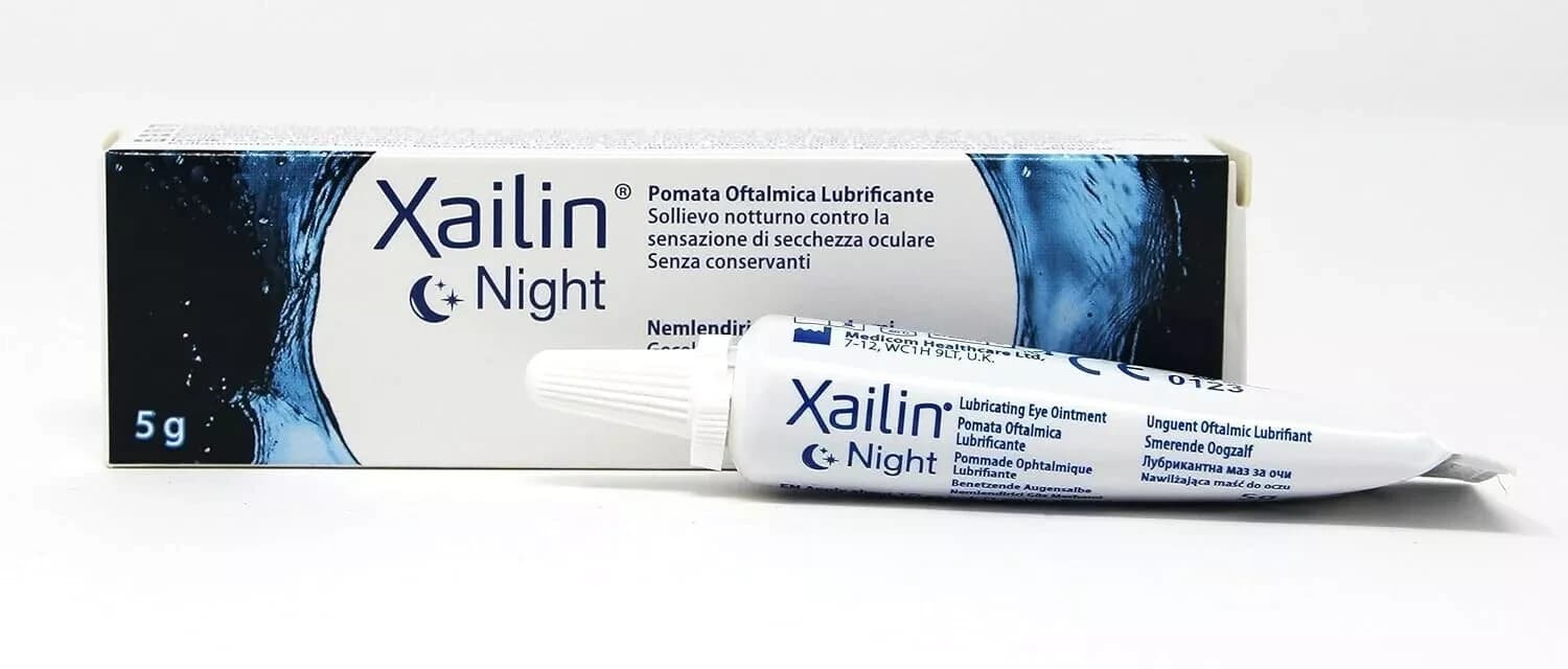 Xailin Night Lubricating Eye Ointment 5g Tube