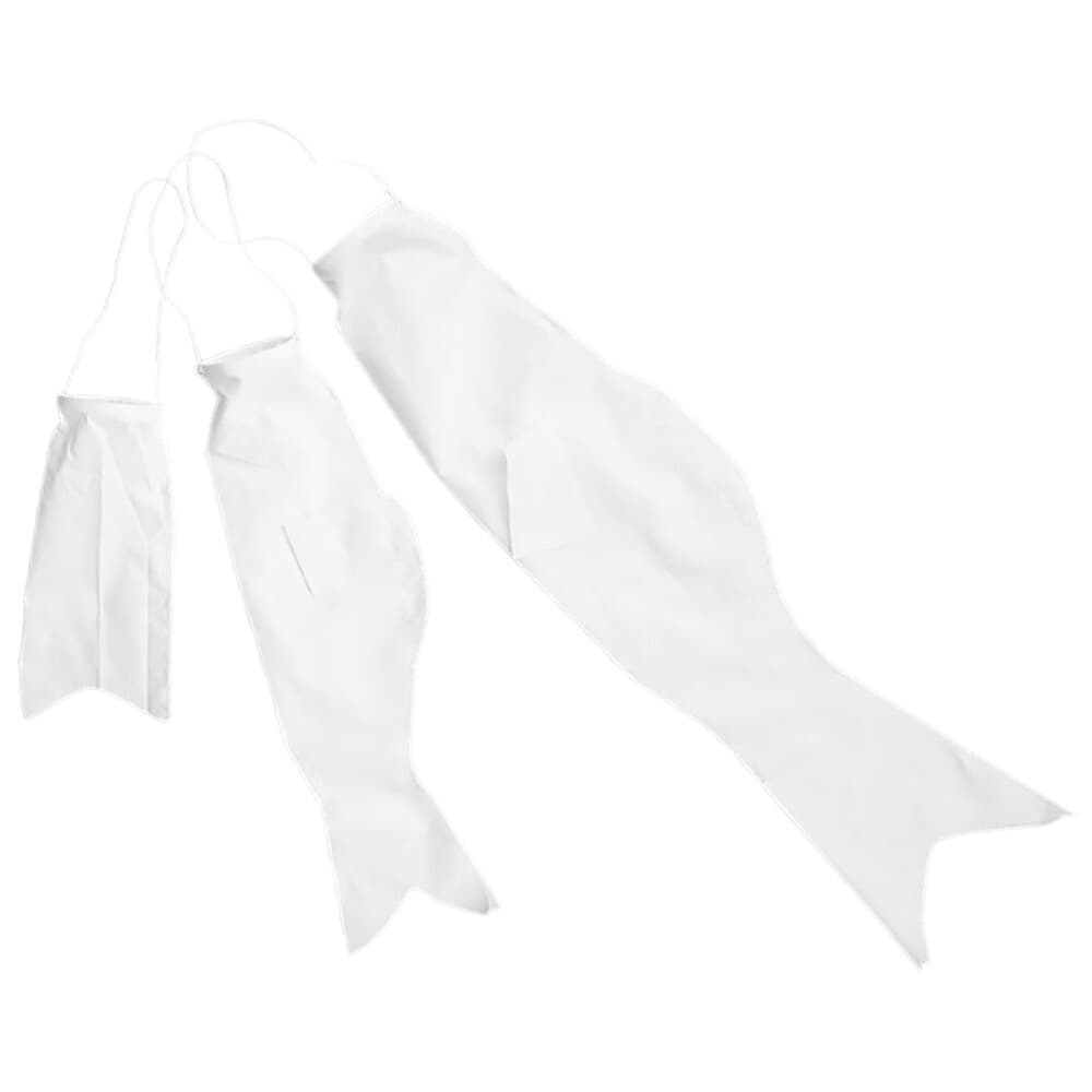 3 Pcs Blank Japanese Carp Windsock Fish Kite to Paint Koinobori Bulk