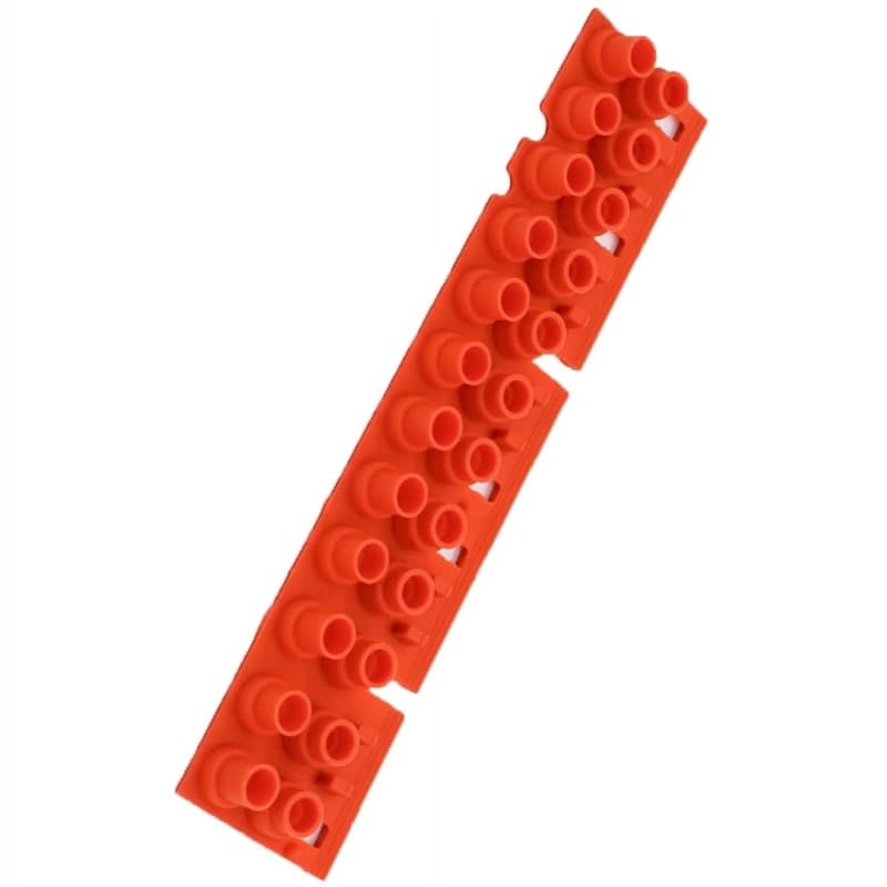 Silicone Pad for Electronic Keyboard Maintenance Providing Signal Transmission