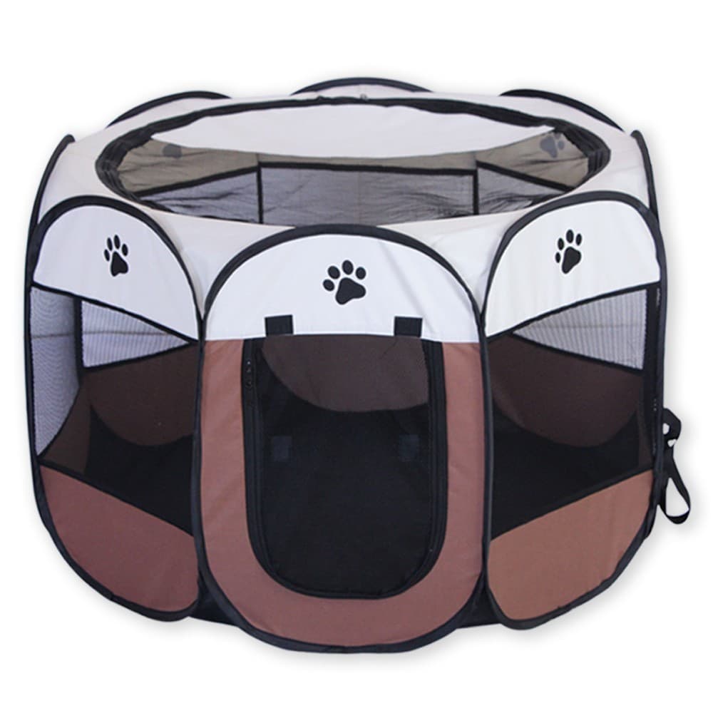 Multi-Pet Octagonal Playpen with Mesh Ventilation,Pet Playpen