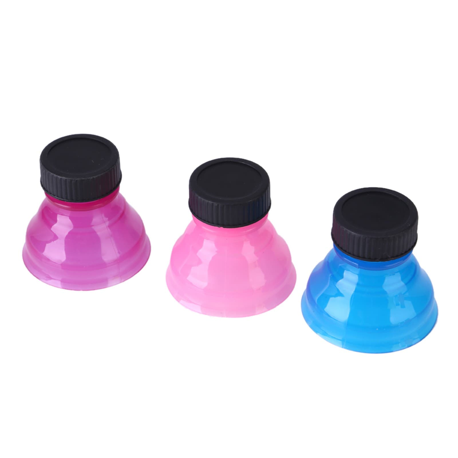 6Pcs Colorful Drink Lids Reusable Useful Snap On Pop Can Bottle Caps For Cool