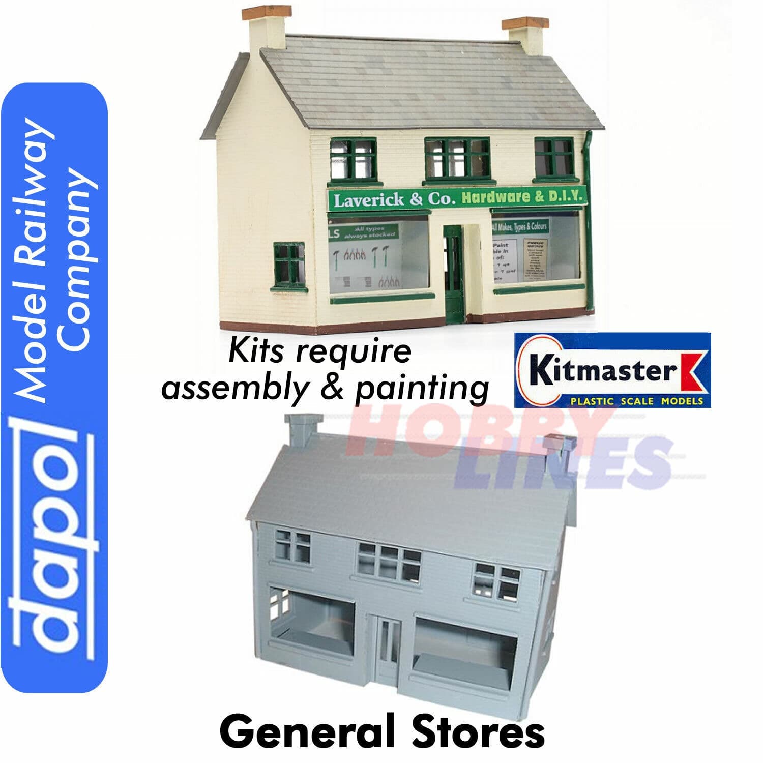 GENERAL STORES Model Railway KitMaster building Kit Dapol OO Gauge C019