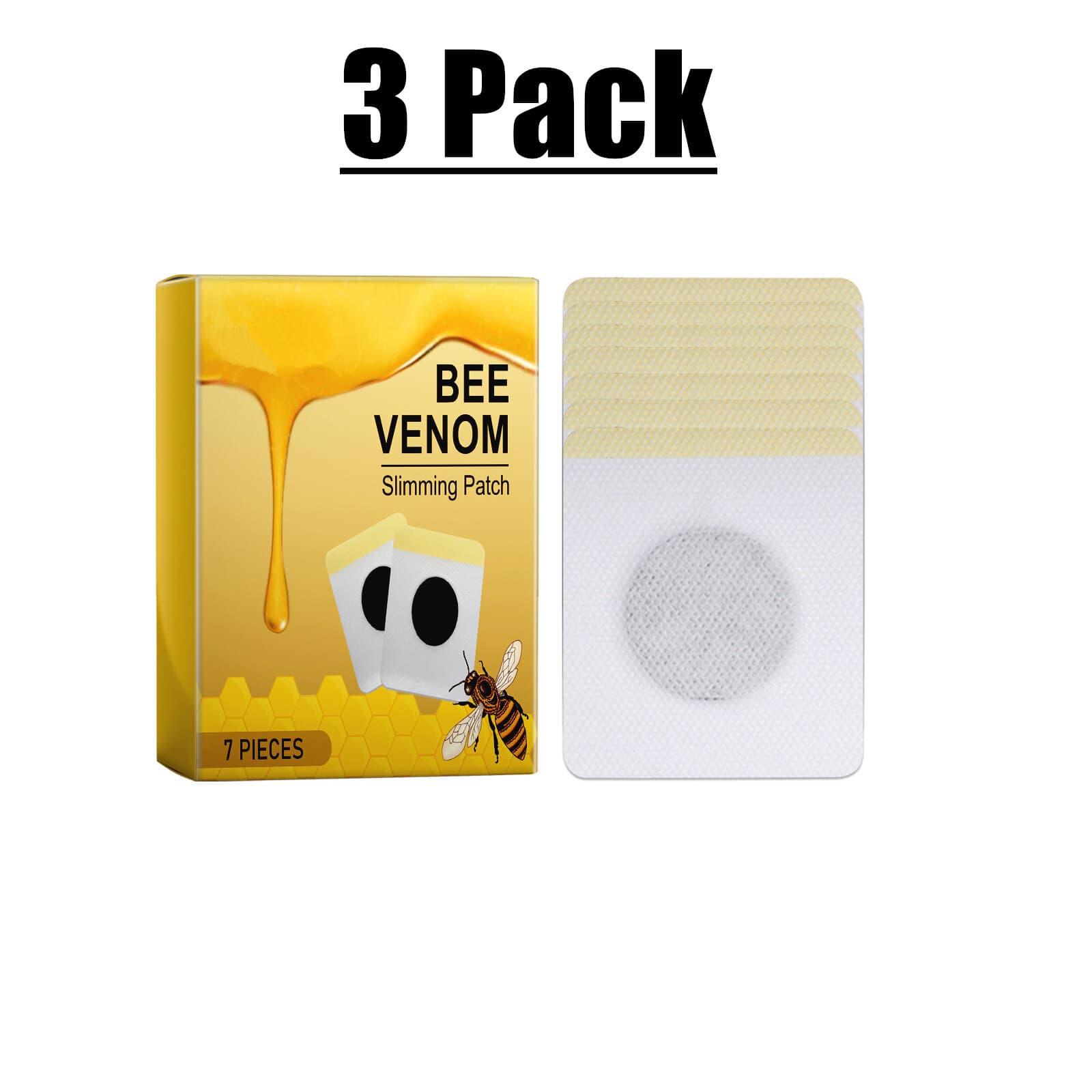 Bee Venom Lymphatic Drainage and Slimming Patch for Women and Men Body Slim