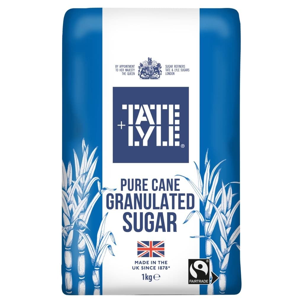 Tate and Lyle's Fairtrade Granulated Sugar| 1000 g 1 kg (Pack of 1)| White