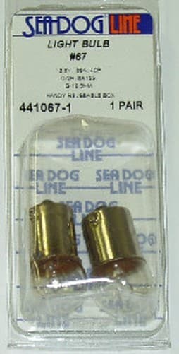 Sea Dog 441067-1 Bulb # 67 13.5V 2Pk