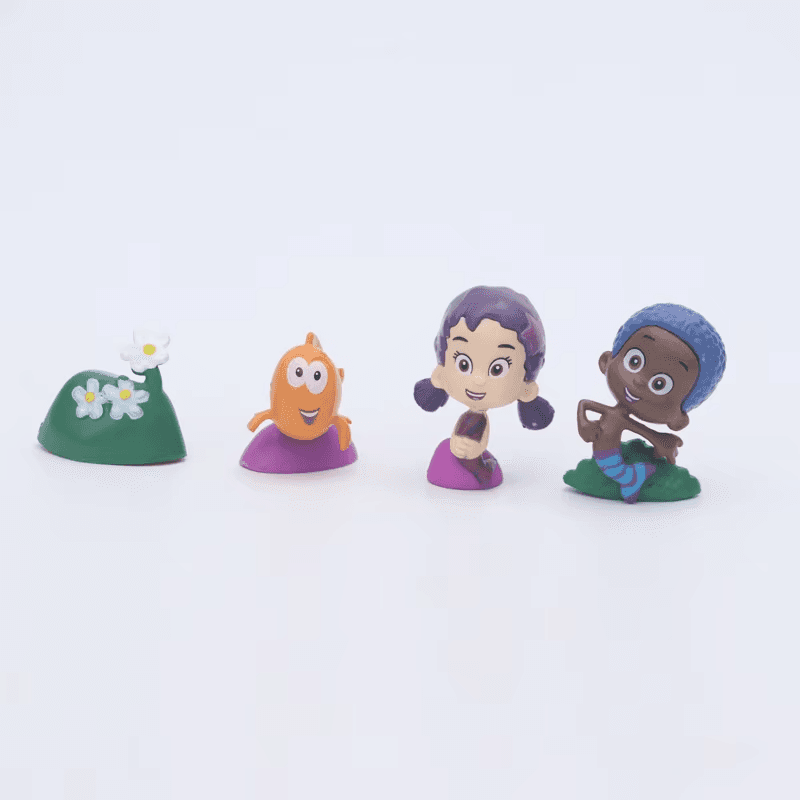 12Pcs/Set Bubble Guppies Characters Fish Mermaid Cute Figure Model Toys view 2