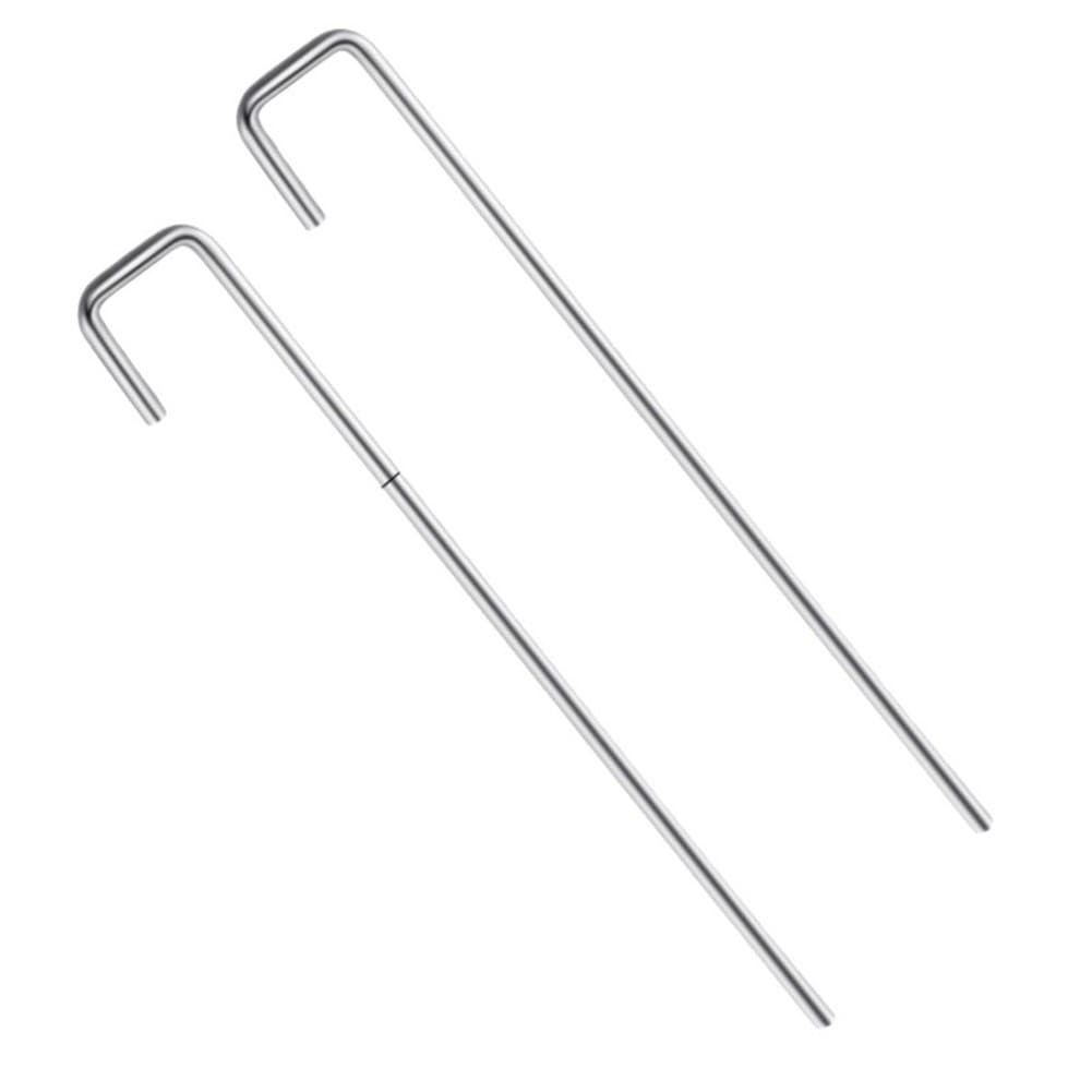 Steel J Clip Replacement for Table Tennis Net Set of Two Clips for Sports Use