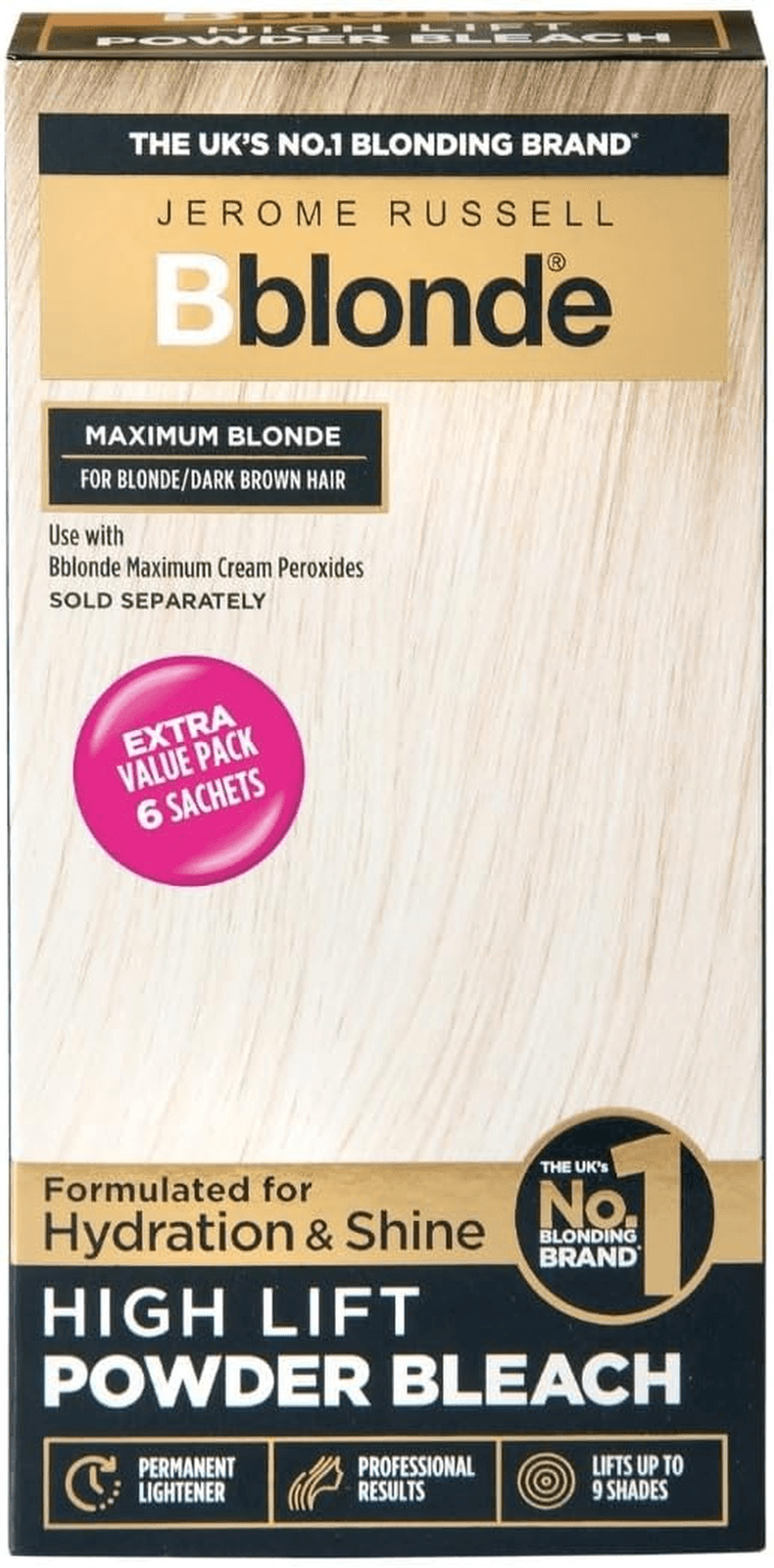 Bblonde High Lift Bleach Powder - Hair Bleach for Blonde to Dark Brown Hair Colo