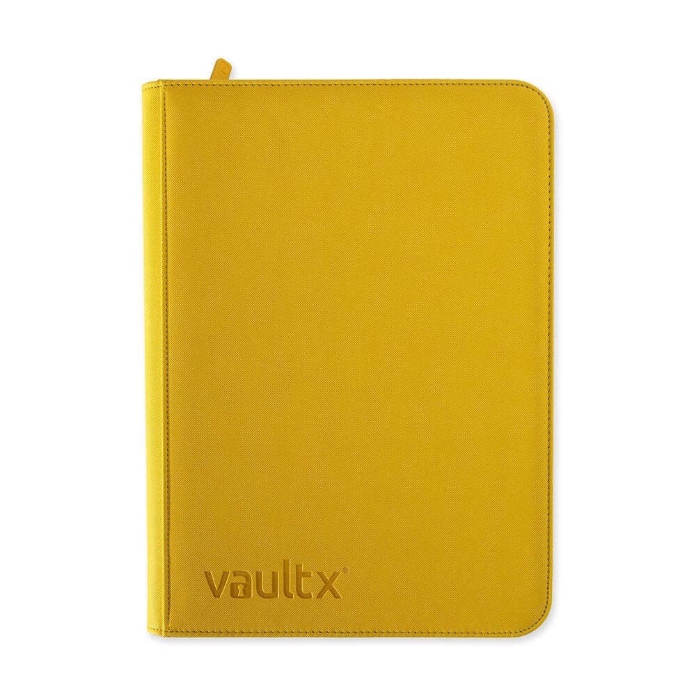 Sunrise Yellow Vaultx 9 Pocket Zip Binder | Exotec 360 Pocket TCG Folder
