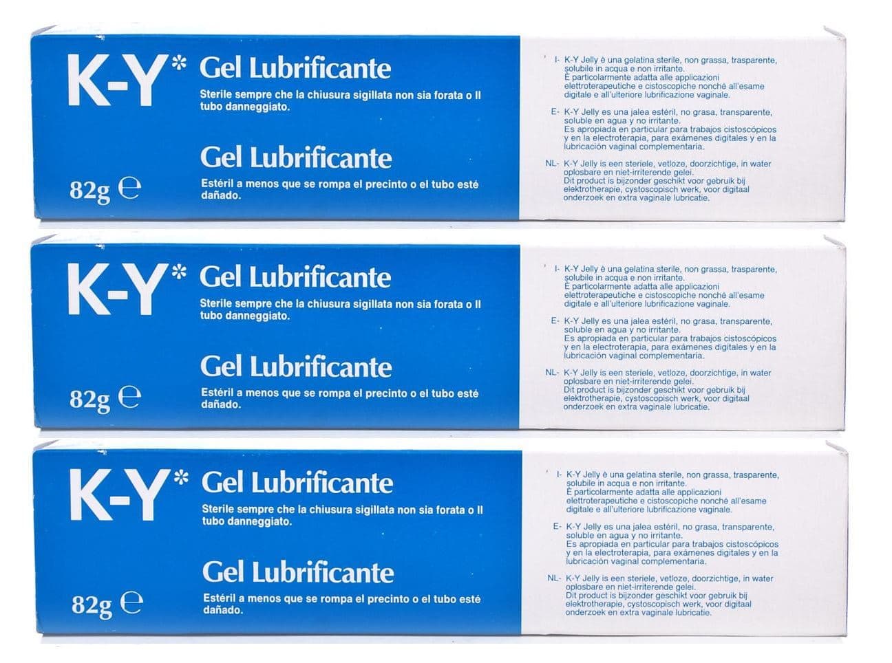 K-Y Jelly Personal Lubricant - 82g (Pack of 3)