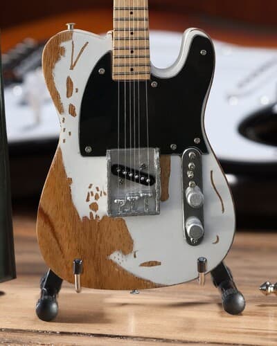 Jeff Beck - Axe Heaven Fender Telecaster Esquire Vintage Mini Guitar Replica Col view 2