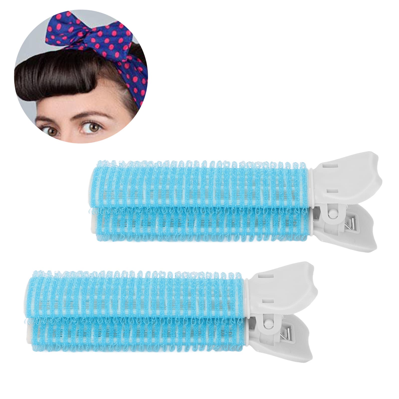 2x Hair Volume Roller Curler Clip Portable Volumizing Hair Root Clips Bangs NEW view 2