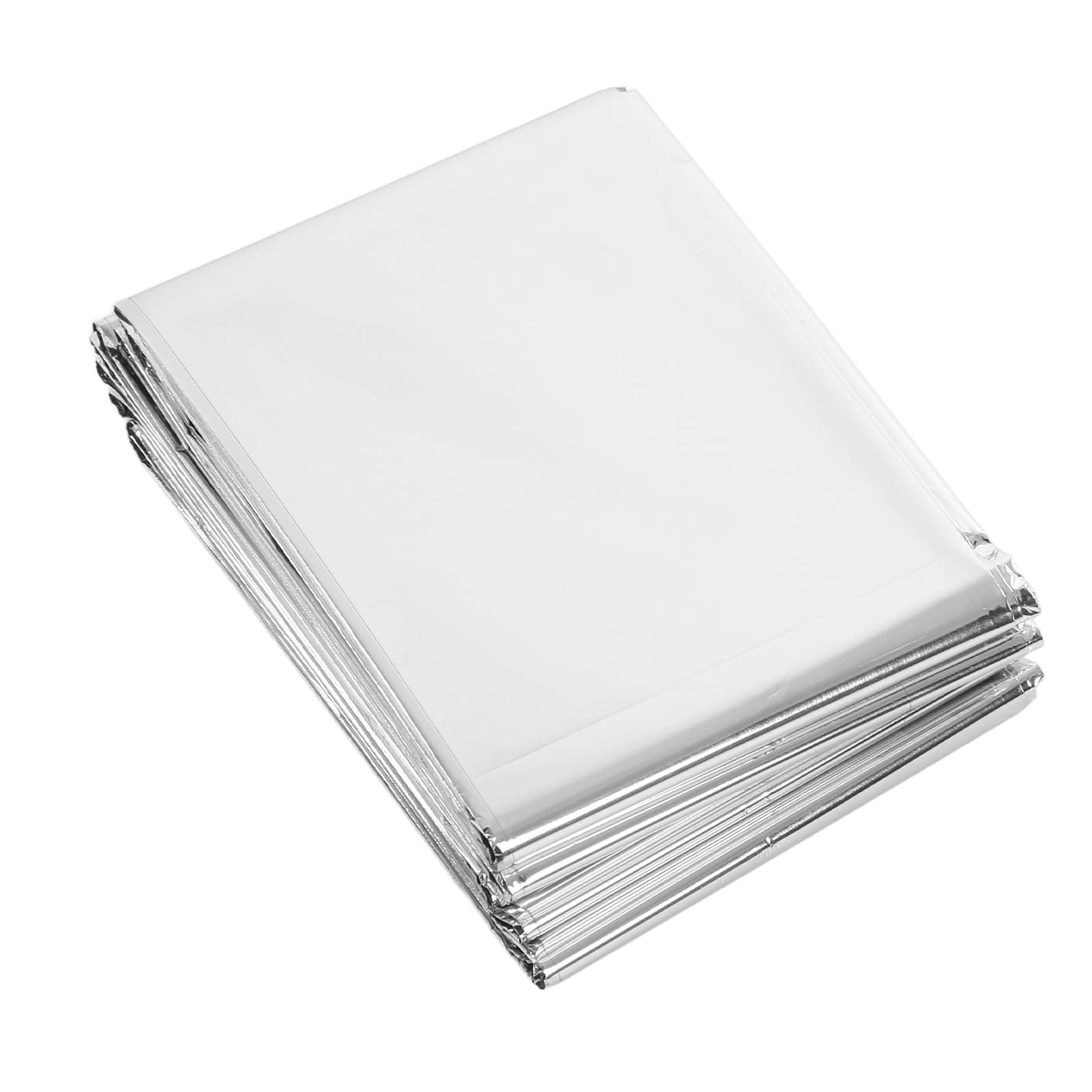 Emergency Blankets Foldable PET Aluminized Film Thermal Blanket Portable Sur NEW