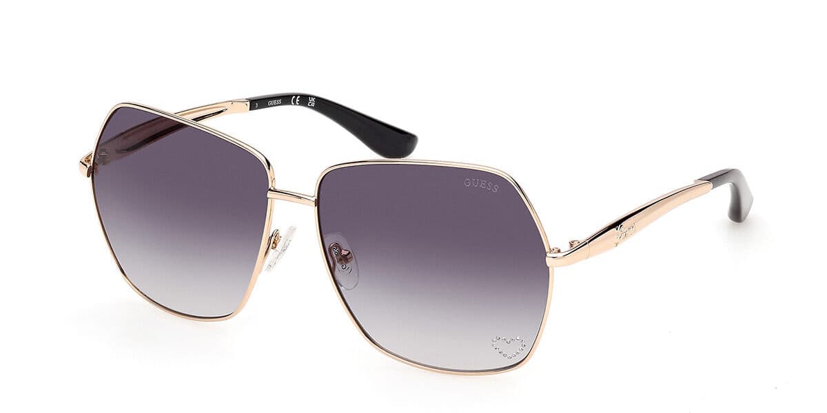 Guess GU00309 32B Women’s Sunglasses Gold Size 60
