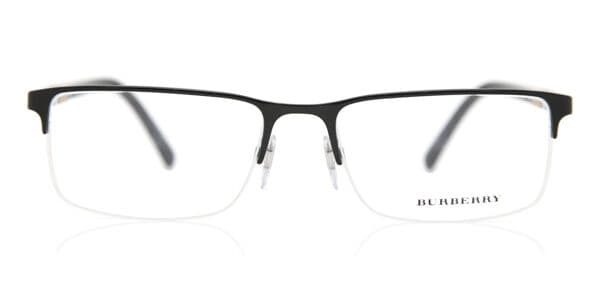 Burberry BE1282 Men's Glasses, Black, Size 55