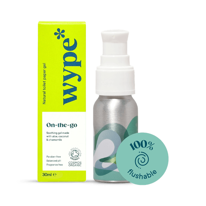 Wype On The Go Natural Gel For Toilet Paper 30ml