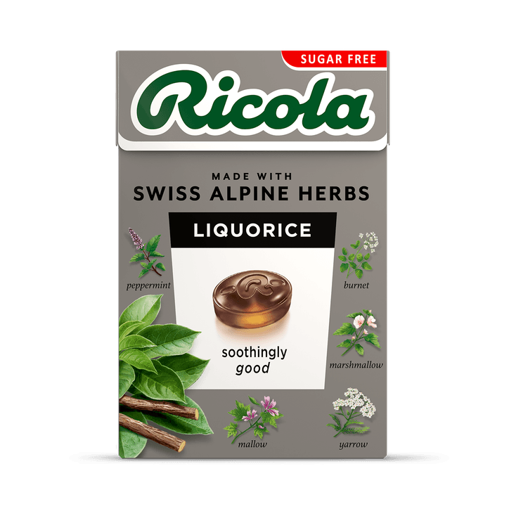 Ricola Liquorice Swiss Herbal Sweets 45g