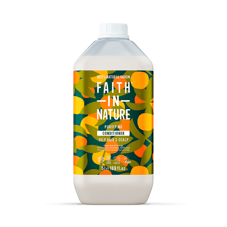 Faith In Nature Conditioner for Oily Hair Grapefruit & Orange 5L