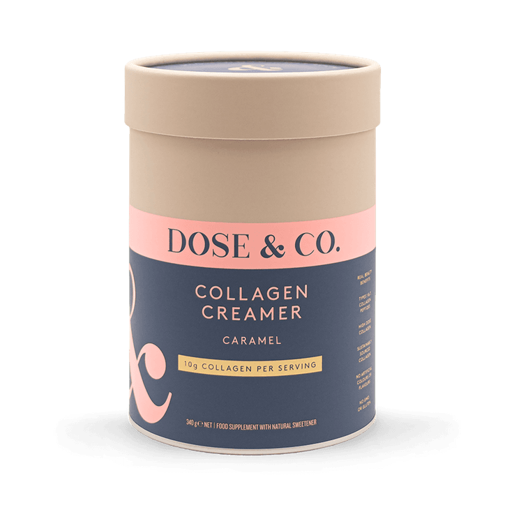 Dose & Co Dairy Collagen Creamer Caramel 340g